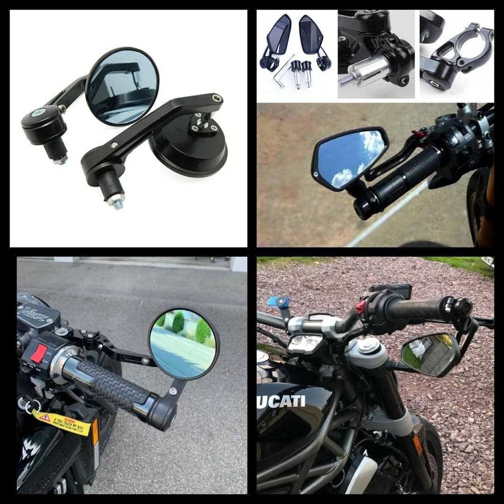 espelhos de moto tipo cafe racer