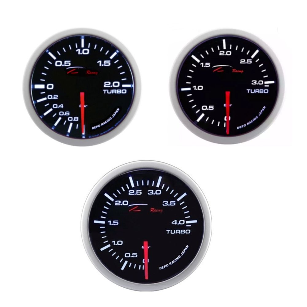 Manómetro DEPO pressão de turbo óleo água egt rpm afr