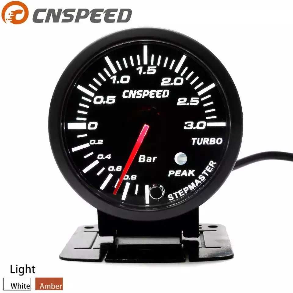 Manómetro pressão de turbo 3 bares / pressão se óleo / temperatura