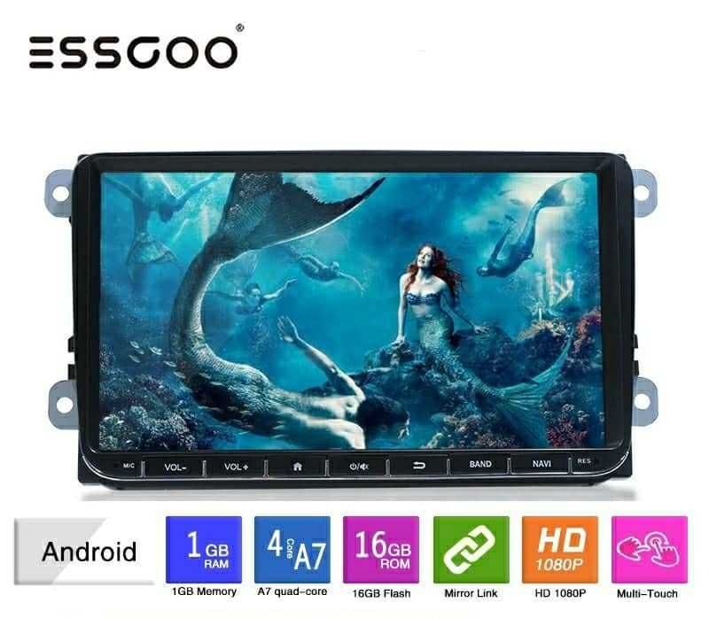 Rádio 2 din android VW SEAT Skoda