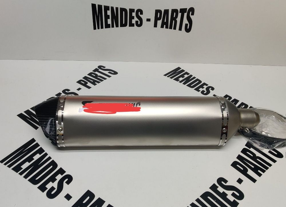 Ponteira de moto tipo akrapovic 57cm