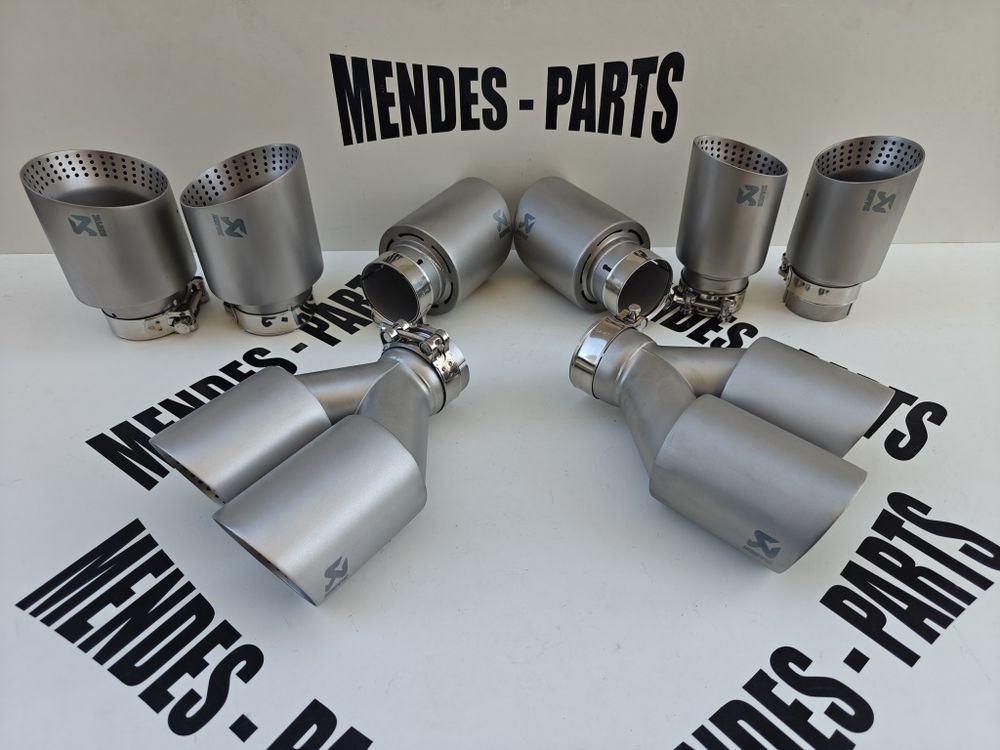 Ponteiras style akrapovic inox