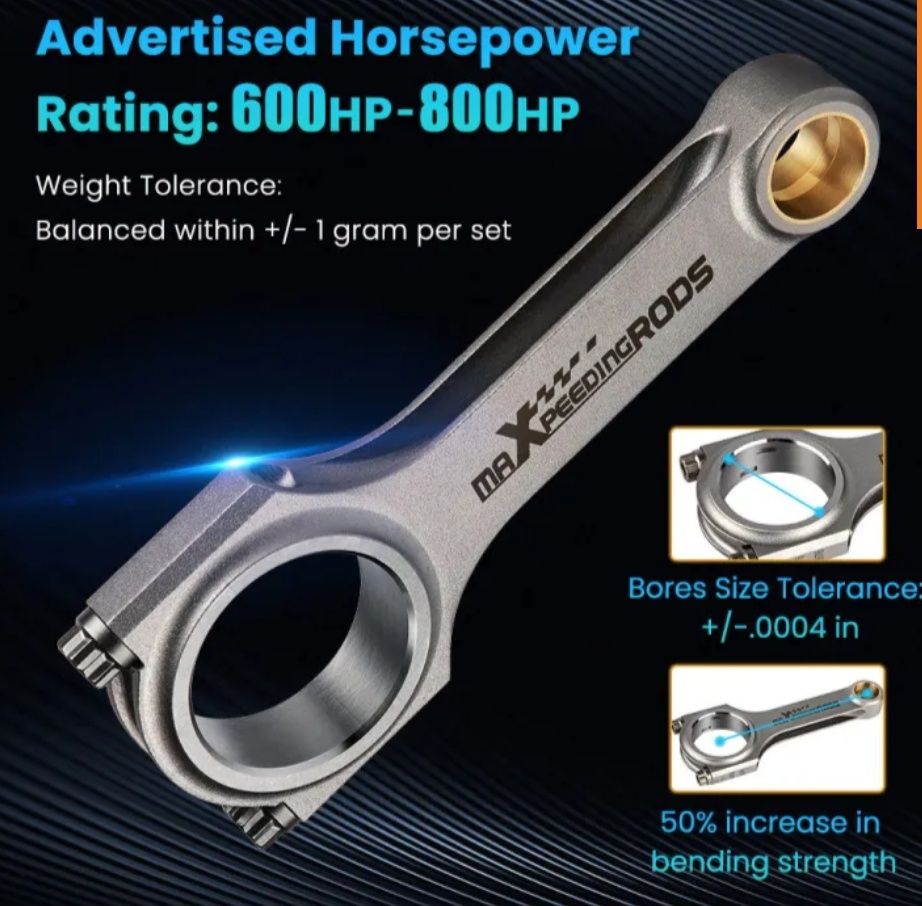 Bielas forjadas maxpeedingrods HONDA SEAT AUDI BMW OPEL