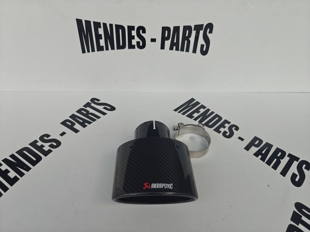 Ponteira oval ( akrapovic ) com defeito